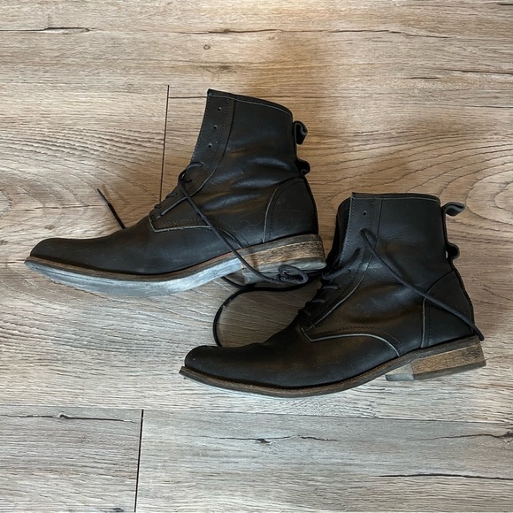 Shoe The Bear Leather Lace Up Boot - Picture 2 of 8